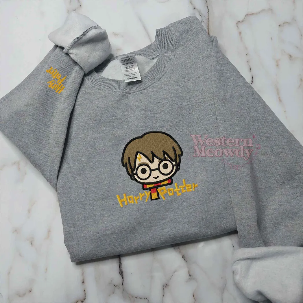 harry potter movies embroidered sweatshirt fashion style sgwi9
