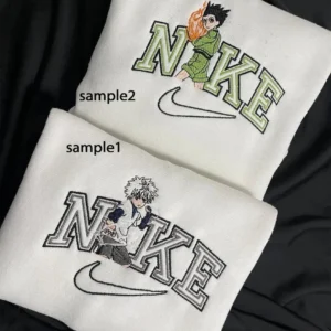 hunter and hunter shirt x nike embroidered sweatshirt fashion style for couples valentines gift for himher dinlr