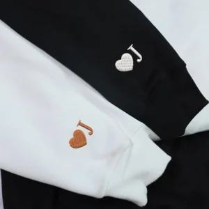 lovely droid couple star wars embroidered sweatshirt maching embroidered hoodie for couple boyfriend girlfriend n5jzj