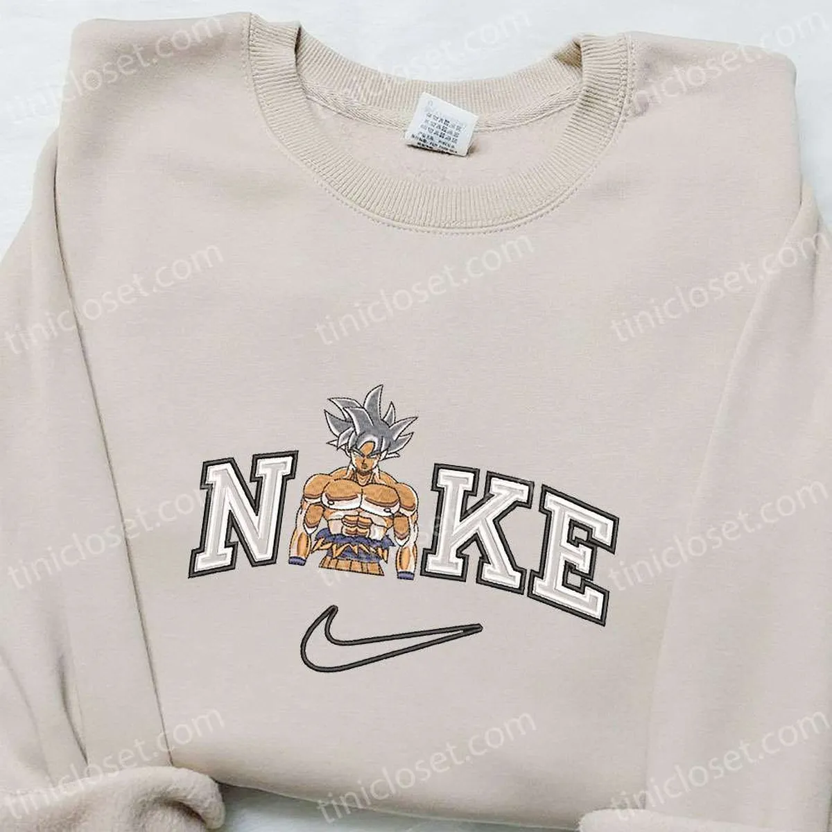 nike x goku ultra instinct anime embroidered shirt dragon ball embroidered hoodie custom nike embroidered t shirt dakki