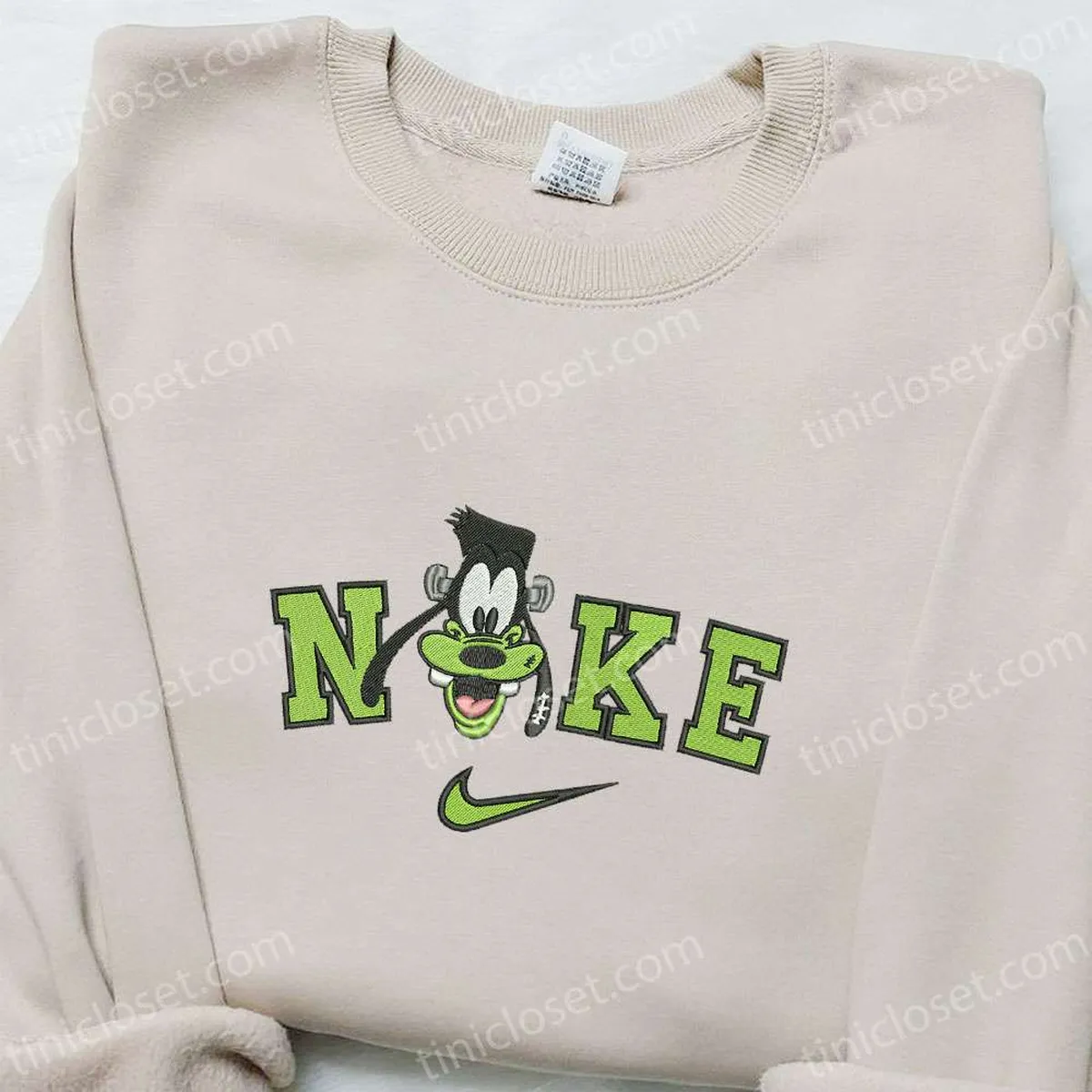 nike x goofy halloween frankenstein embroidered shirt disney halloween embroidered shirt nike inspired embroidered shirt