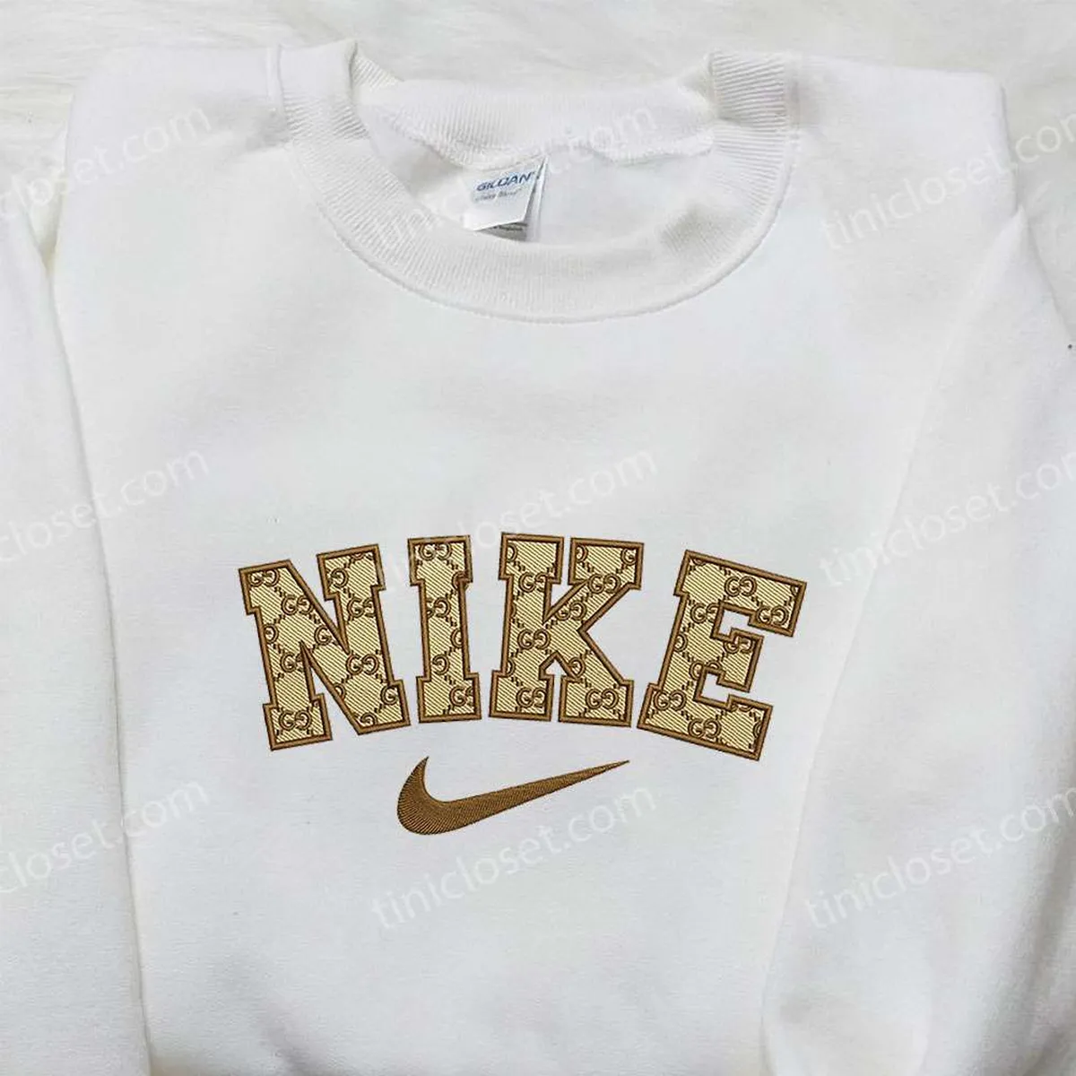 nike x gucci embroidered shirt nike inspired embroidered shirt best gifts for family kcazl