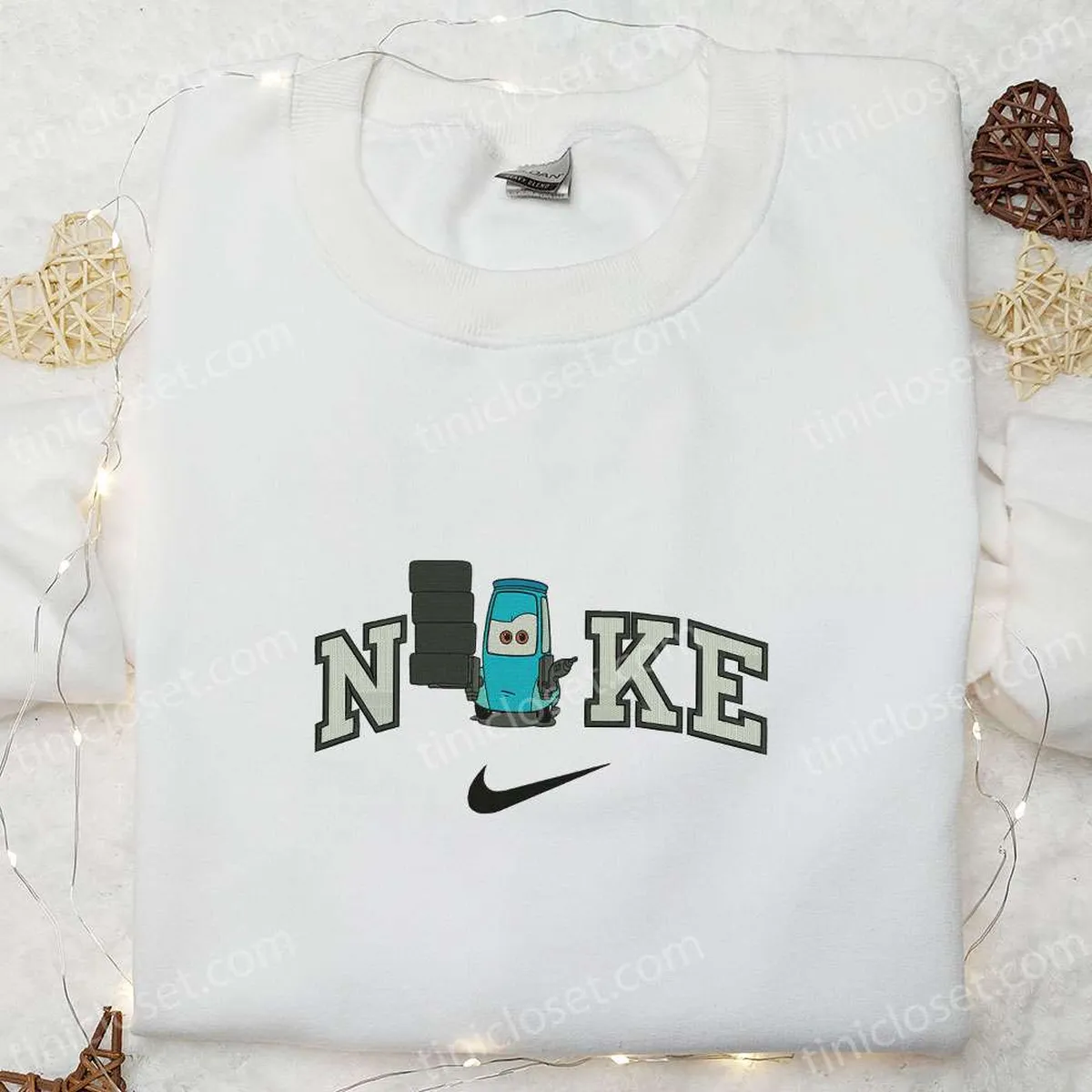 nike x guido disney pixar embroidered sweatshirt pixar cars embroidered hoodie custom nike embroidered t shirt q2uur