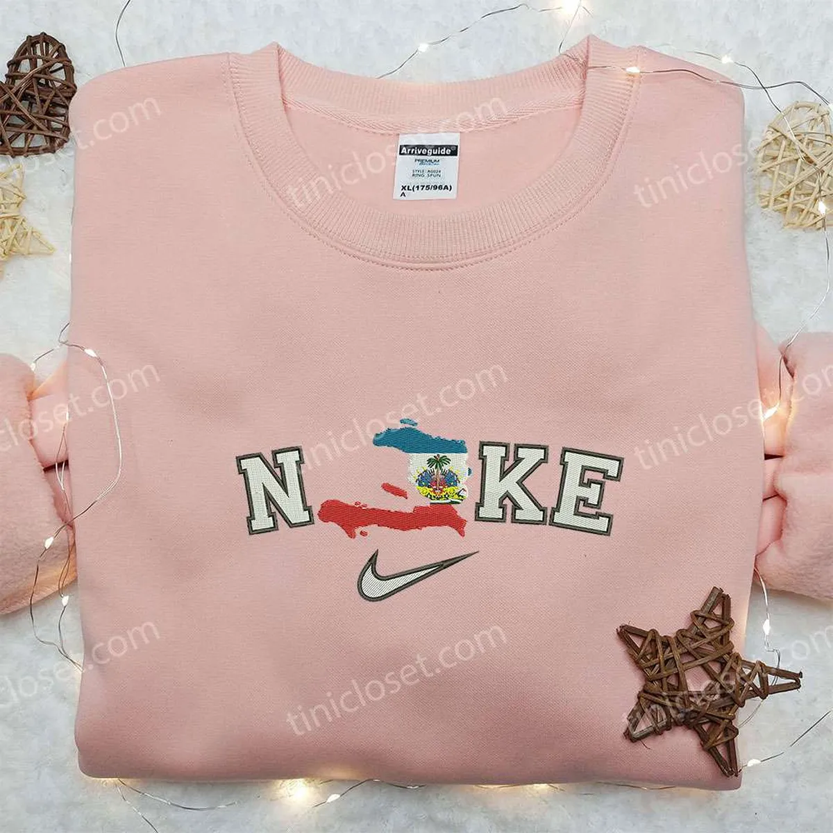 nike x haiti map embroidered shirt nike inspired embroidered shirt 0f0wg