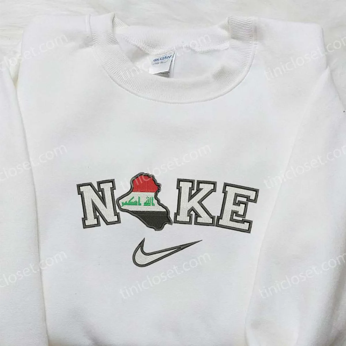 nike x iraq map embroidered shirt nike inspired embroidered shirt national day gift ideas k4sd7