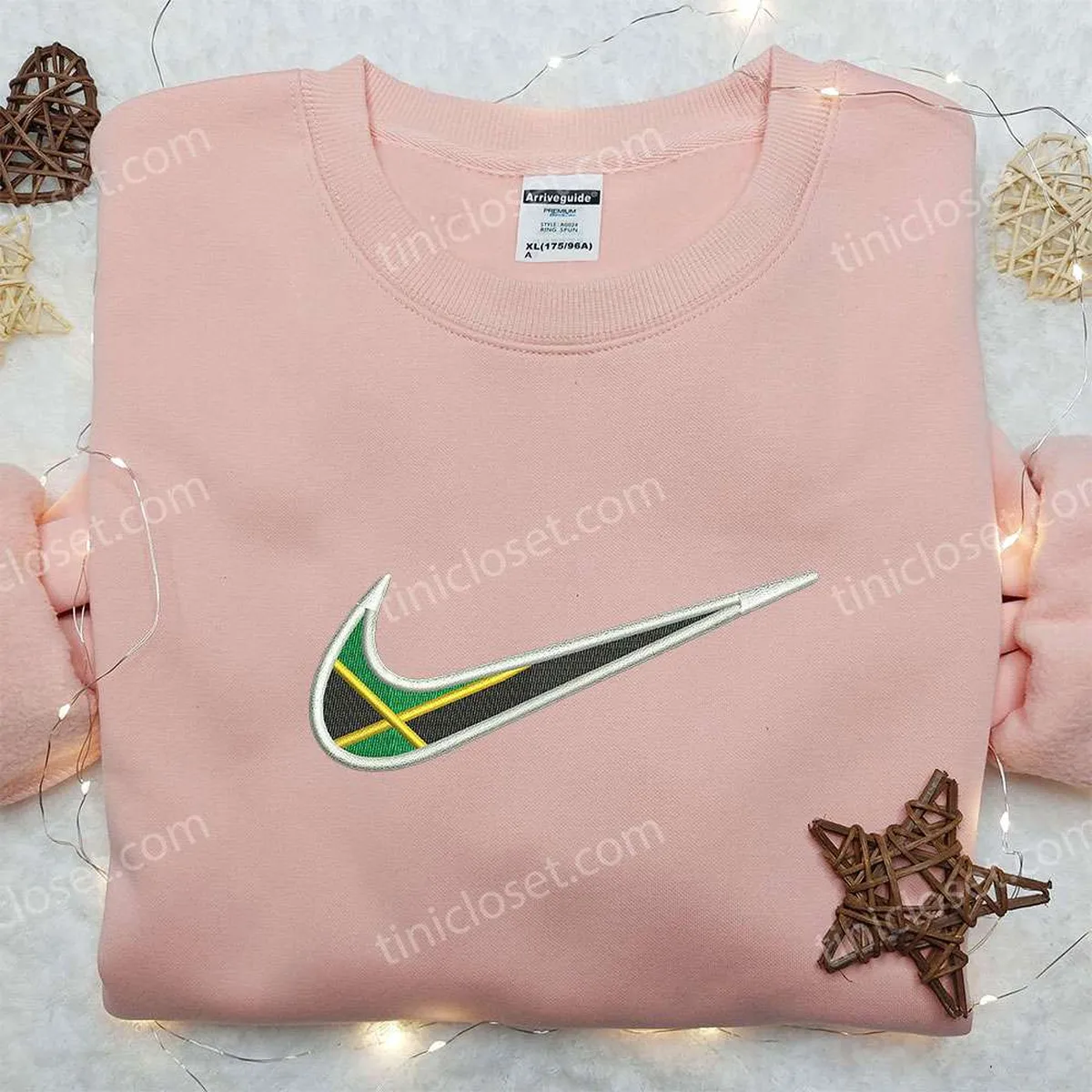 nike x jamaican embroidered shirt nike inspired embroidered shirt national day gifts mdanf