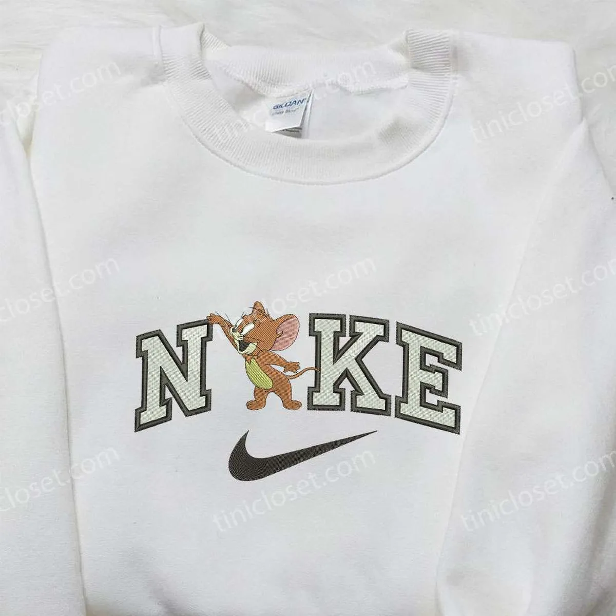 nike x jerry embroidered shirt cartoon embroidered shirt nike inspired embroidered shirt ghvuj