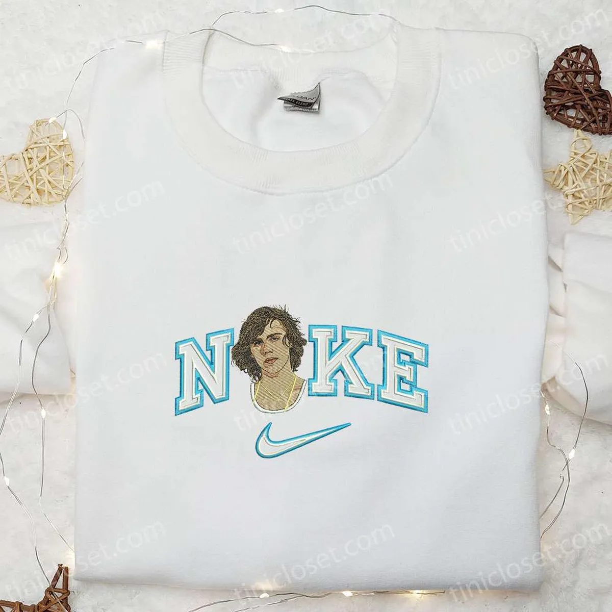 nike x justin bieber embroidered sweatshirt celebrity embroidered shirt best birthday gift ideas for family 4gtfm