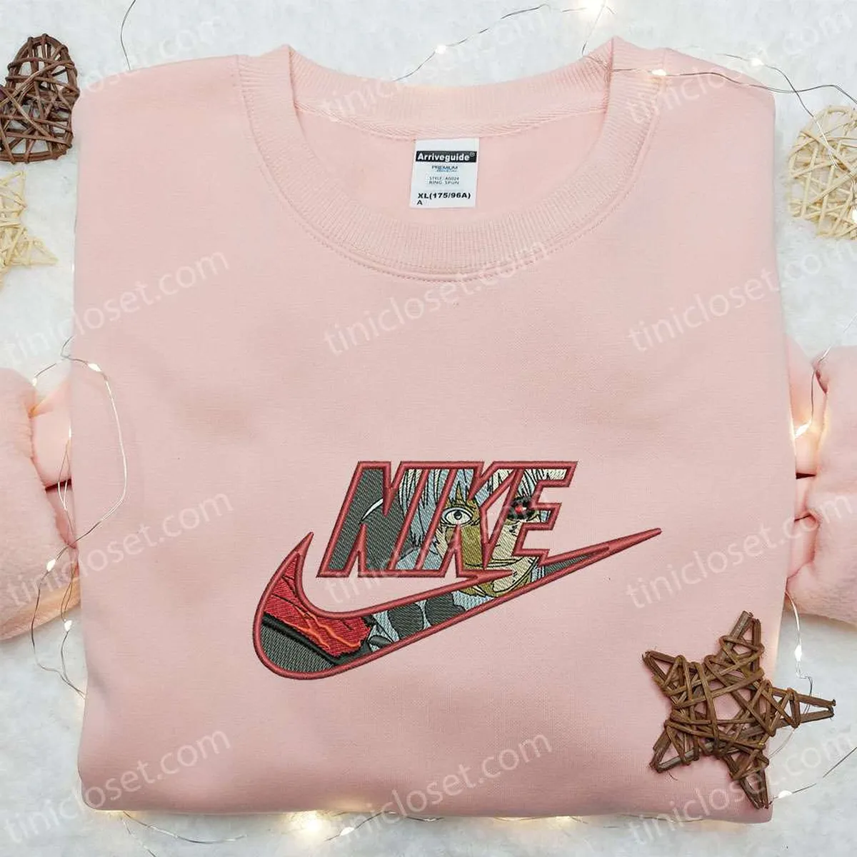 nike x ken kaneki anime embroidered sweatshirt tokyo ghoul embroidered hoodie best birthday gift for family wuc3g