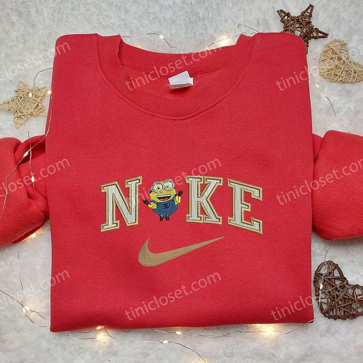 nike x kevin minion embroidered hoodie nike inspired embroidered sweatshirt cartoon inspired embroidered t shirt 5vb9z