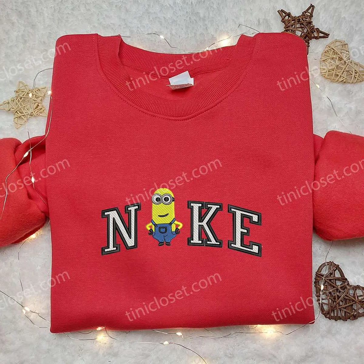 nike x kevin minion embroidered shirt minion movie embroidered shirt nike inspired embroidered shirt umfvu