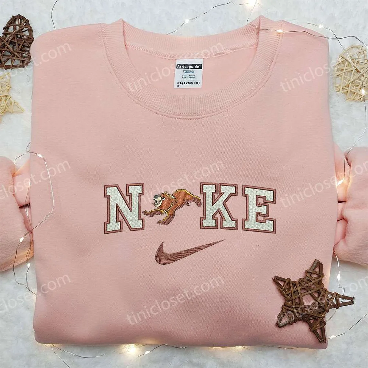 nike x koda bear embroidered shirt nike inspired embroidered shirt walt disney embroidered shirt ednam