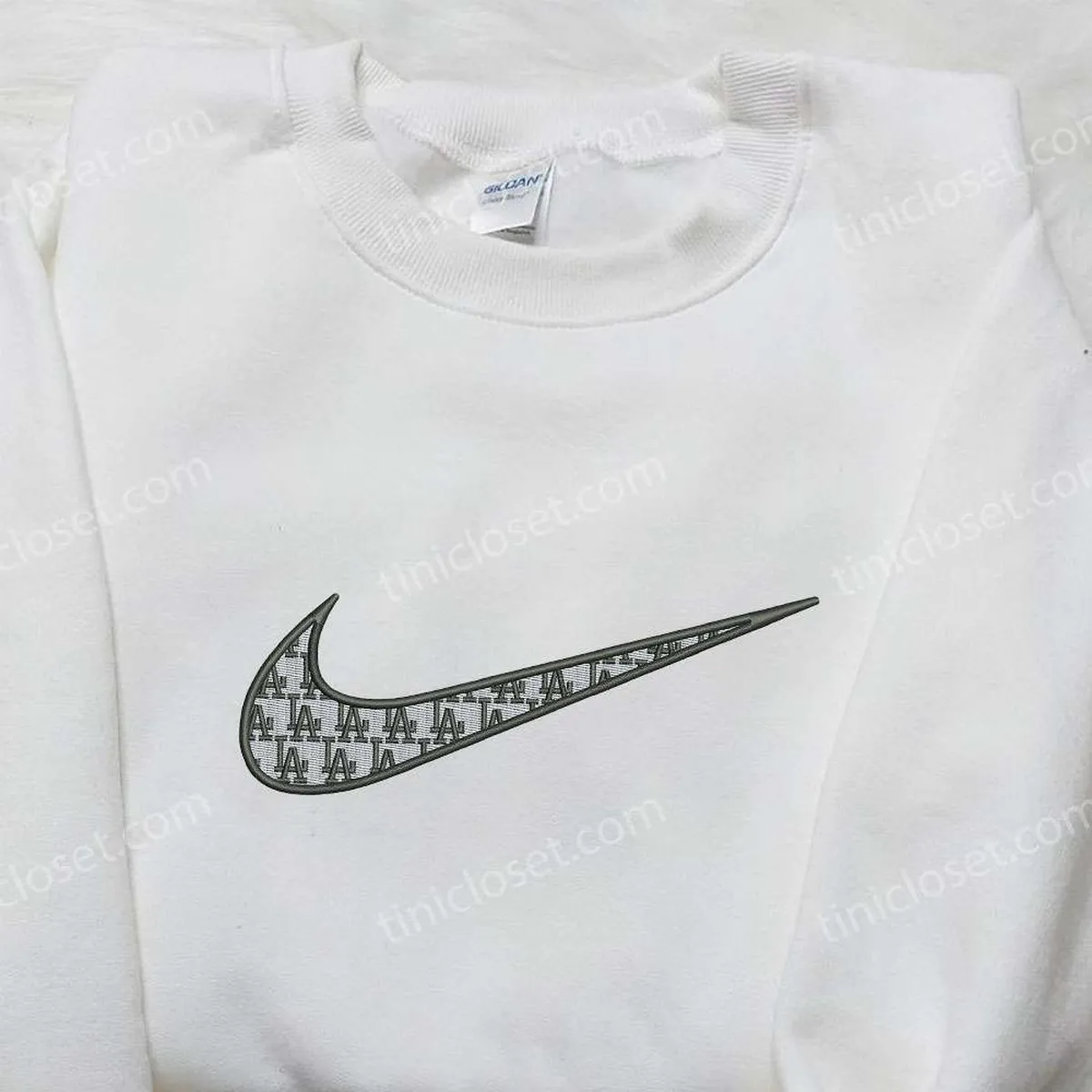 nike x la embroidered shirt custom nike embroidered shirt best gifts for family apwlf