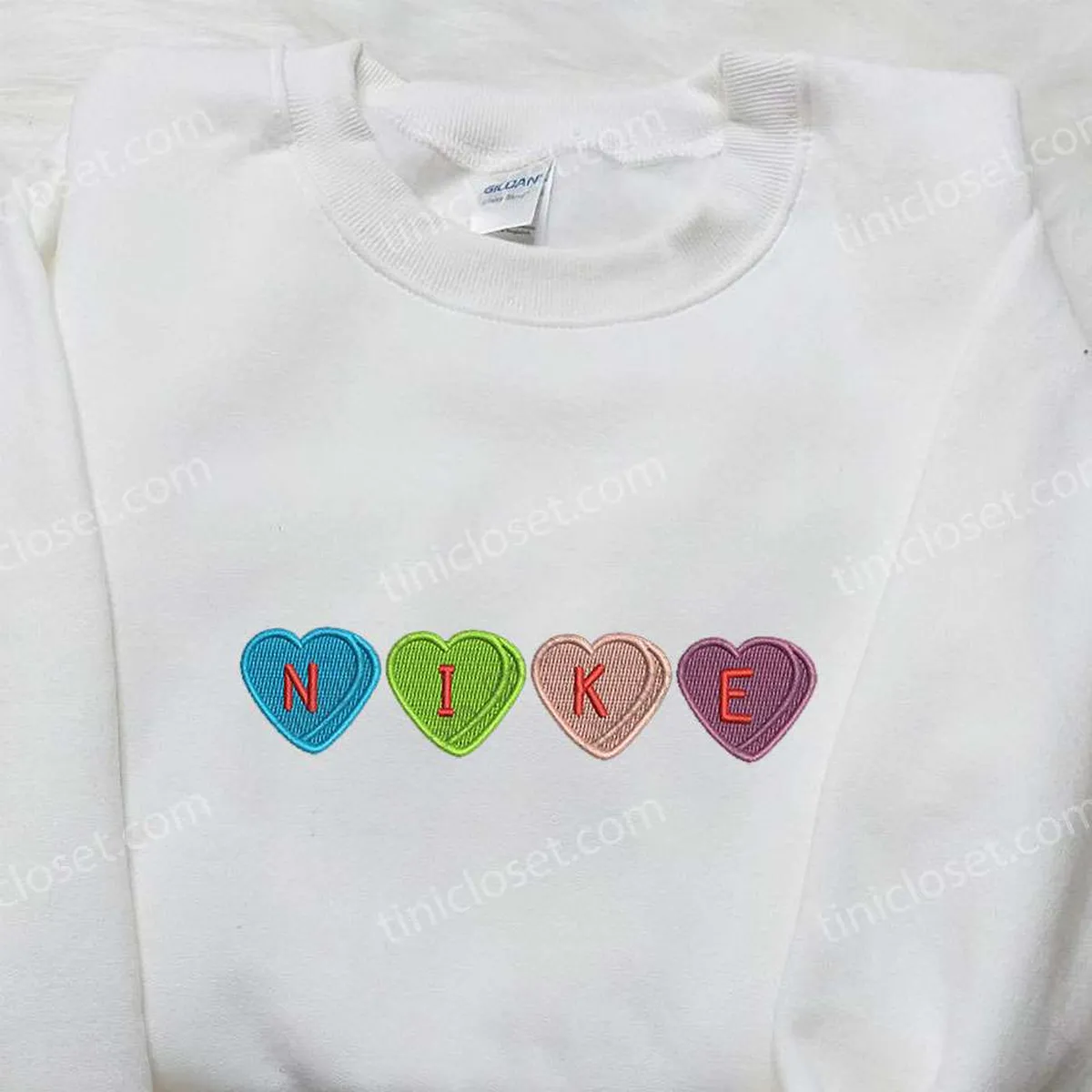 nike x love candy embroidered shirt nike inspired embroidered shirt best valentine day gift ideas e3lij