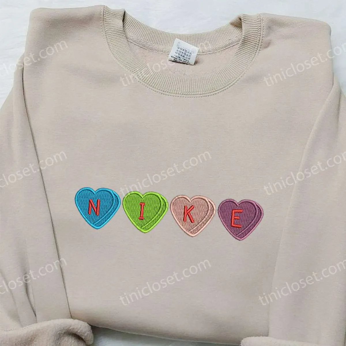 nike x love candy embroidered shirt nike inspired embroidered shirt best valentine day gift ideas wn22z