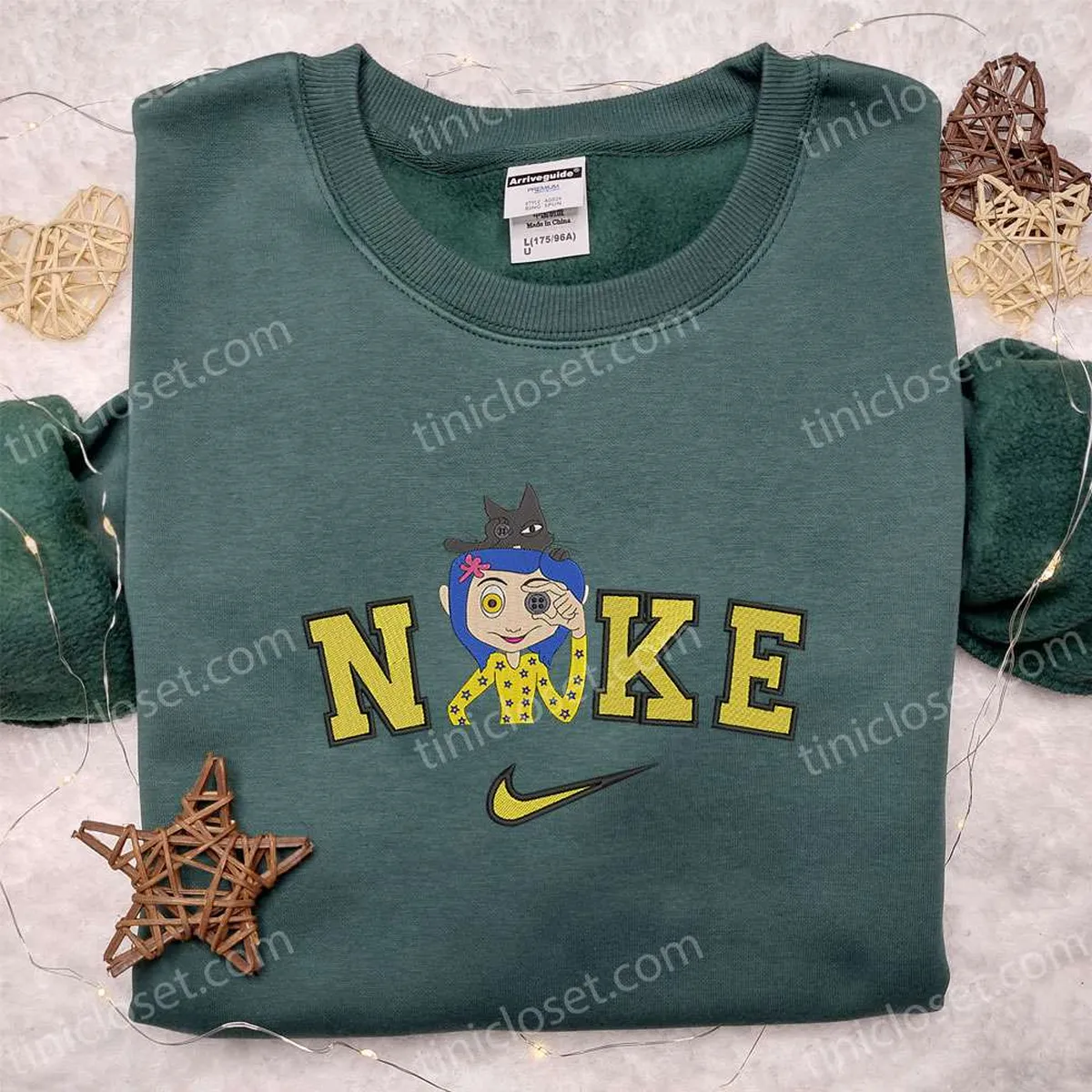 nike x witch button eyed girl halloween embroidered shirt adorable halloween embroidered shirt nike inspired embroidered shirt qurbw
