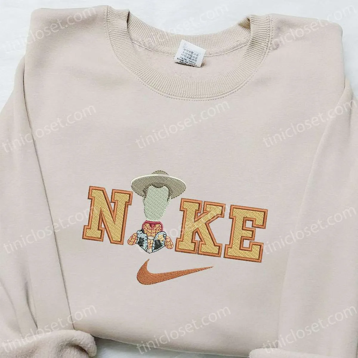 nike x woody cartoon embroidered shirt disney characters embroidered hoodie best gift ideas for family nnqnr