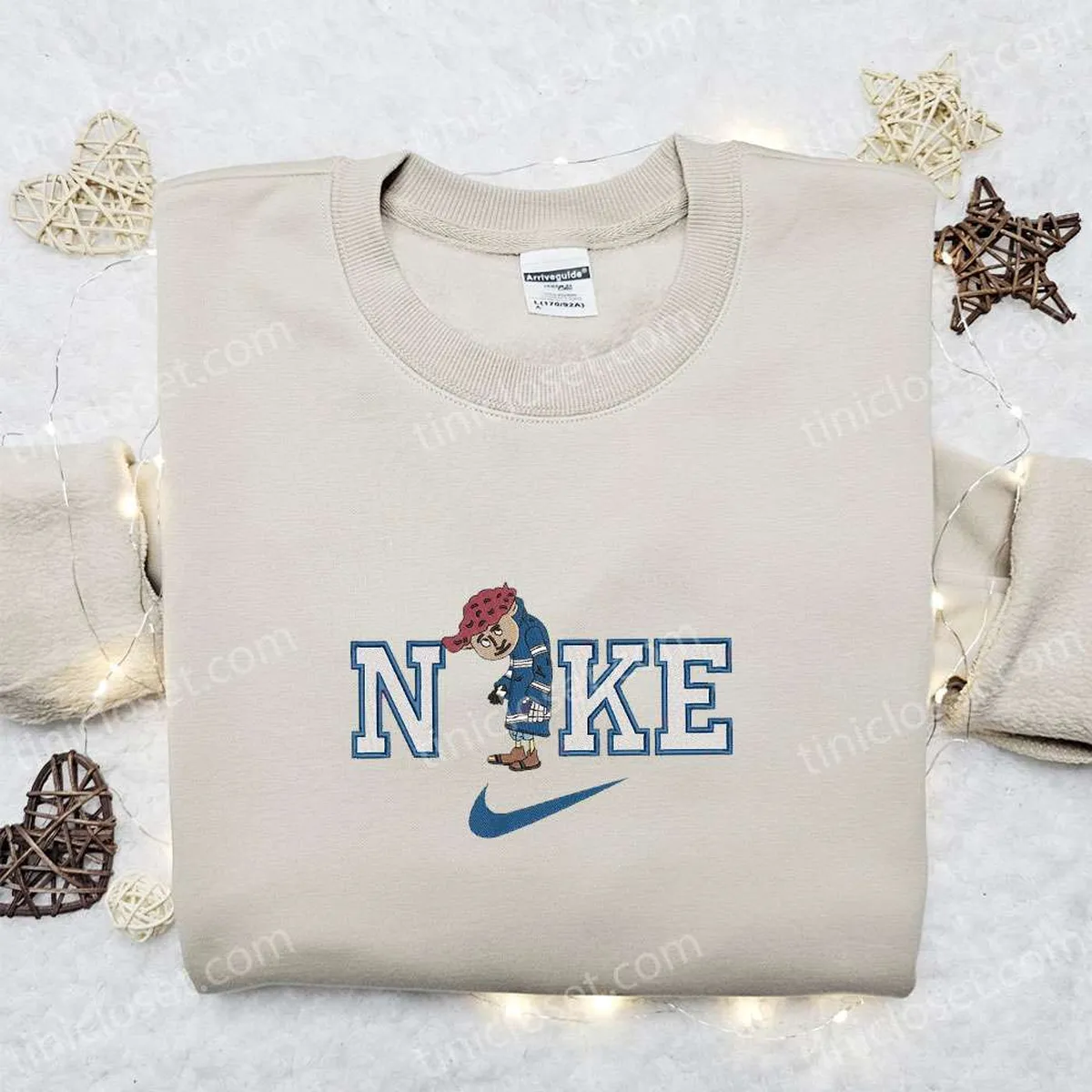 nike x wybie lovat embroidered sweatshirt coraline horror movie embroidered shirt the best halloween gift mmj3u
