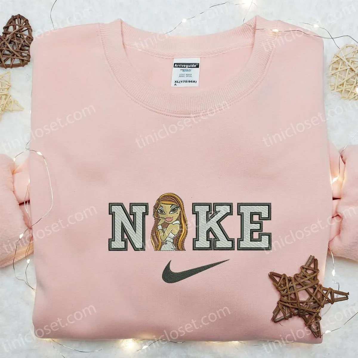 nike x yasmin embroidered sweatshirt bratz cartoon embroidered shirt the best gift nahkg
