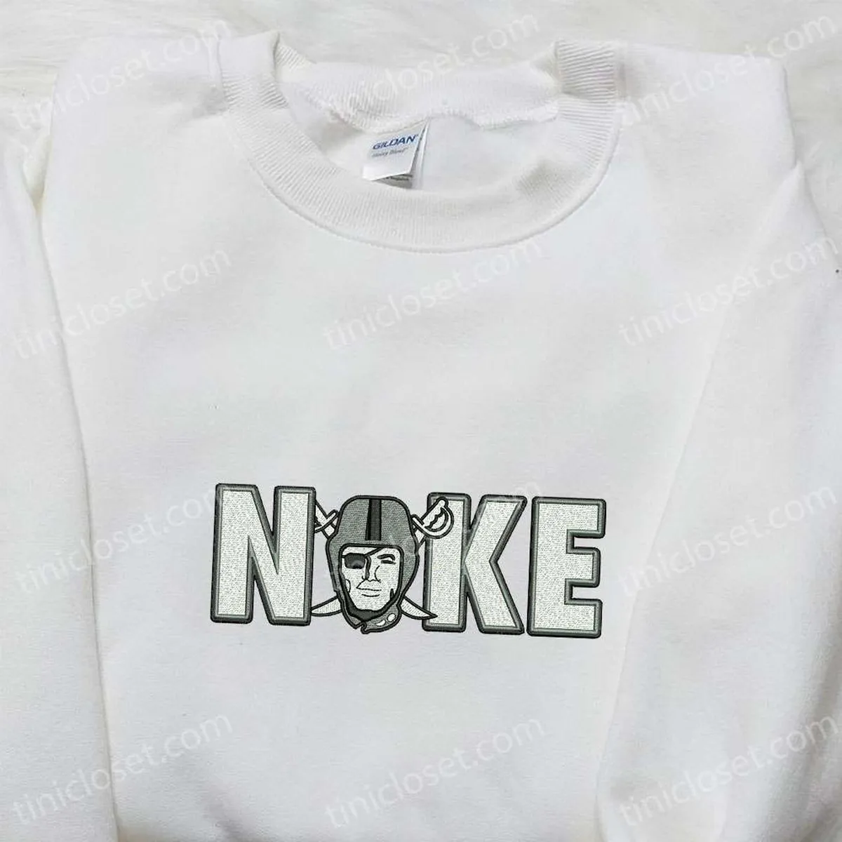 oakland raiders x nike swoosh embroidered shirt celebrity embroidered hoodie nike inspired embroidered sweatshirt rjqyr