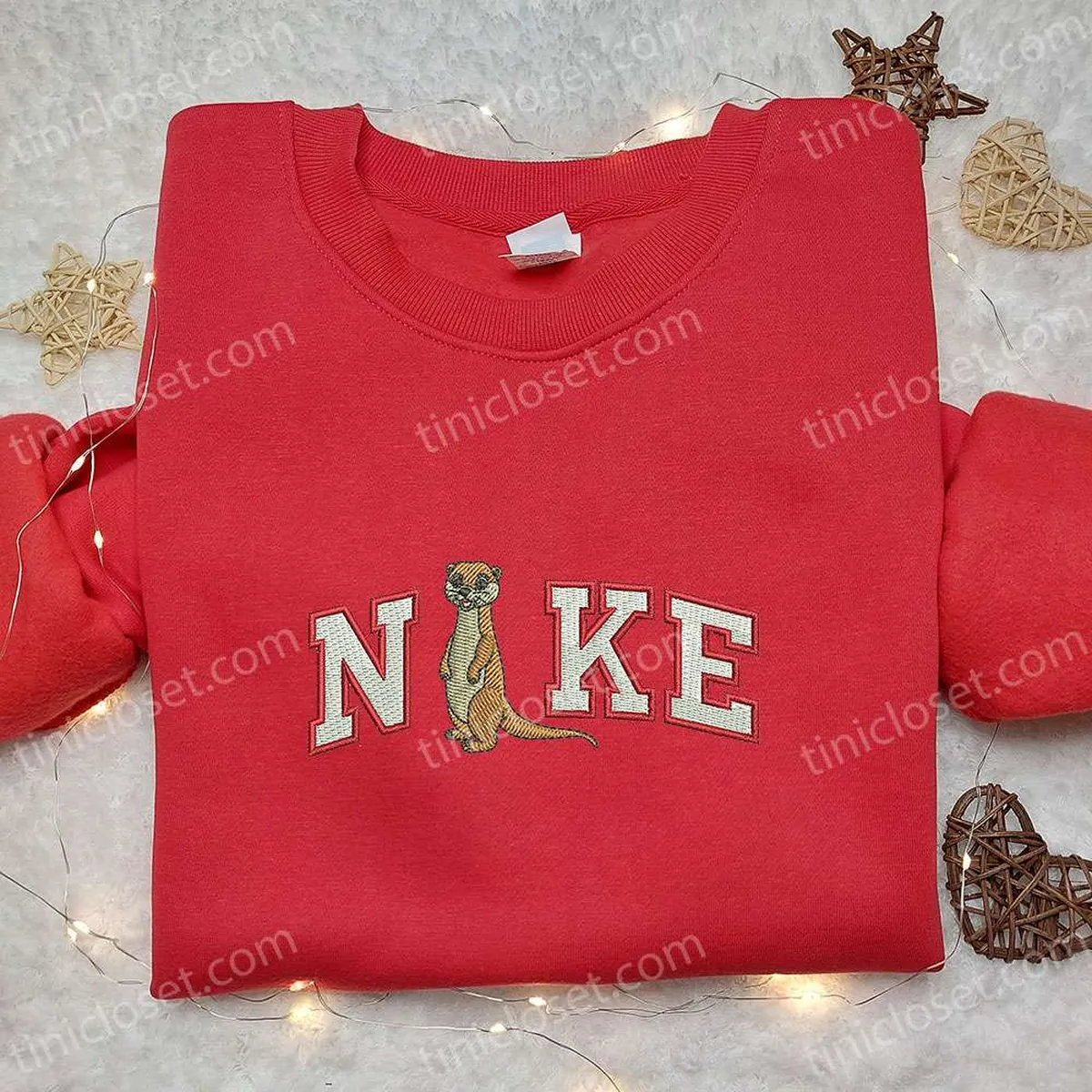 otter x nike embroidered hoodie animal embroidered hoodie best birthday gift ideas evtlo