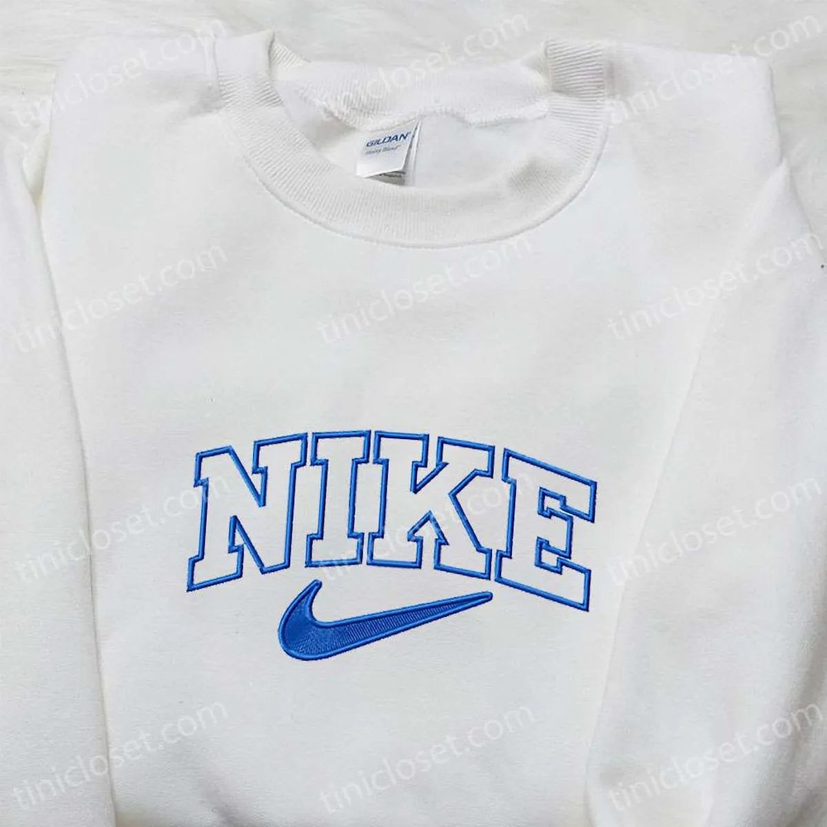 outline nike embroidered shirt nike inspired embroidered shirt best gift for family jbubu