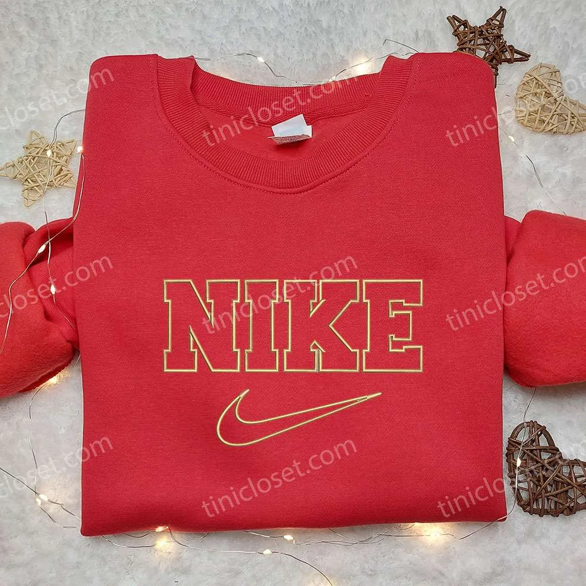 outline nike embroidered sweatshirt nike inspired embroidered shirt best birthday gift ideas