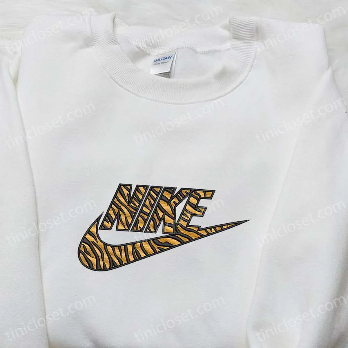 pattern tigger x nike embroidered sweatshirt nike inspired embroidered hoodie best gifts for family vsfch