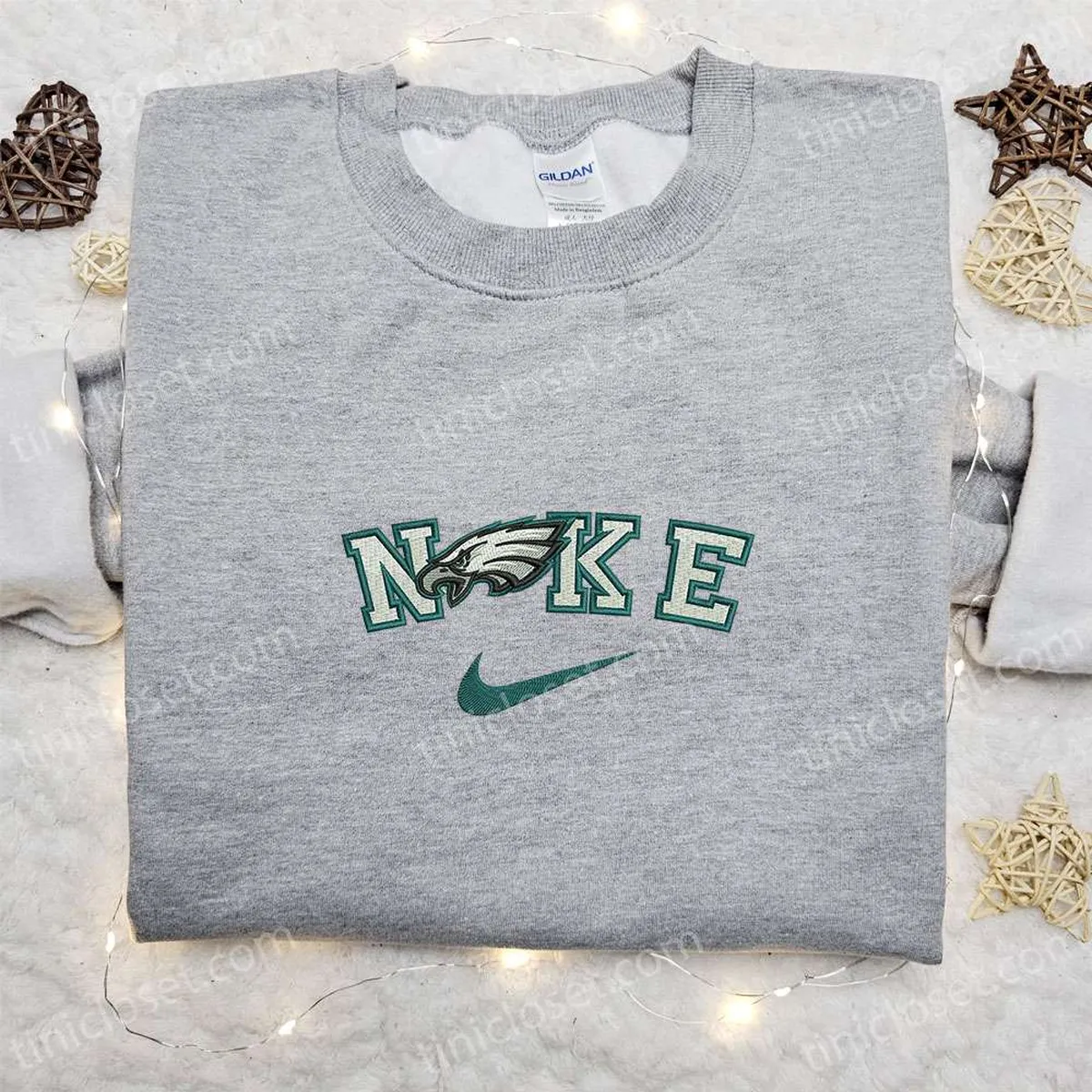 philadelphia eagles x nike embroidered shirt sports embroidered hoodie best gifts for family dmvcp