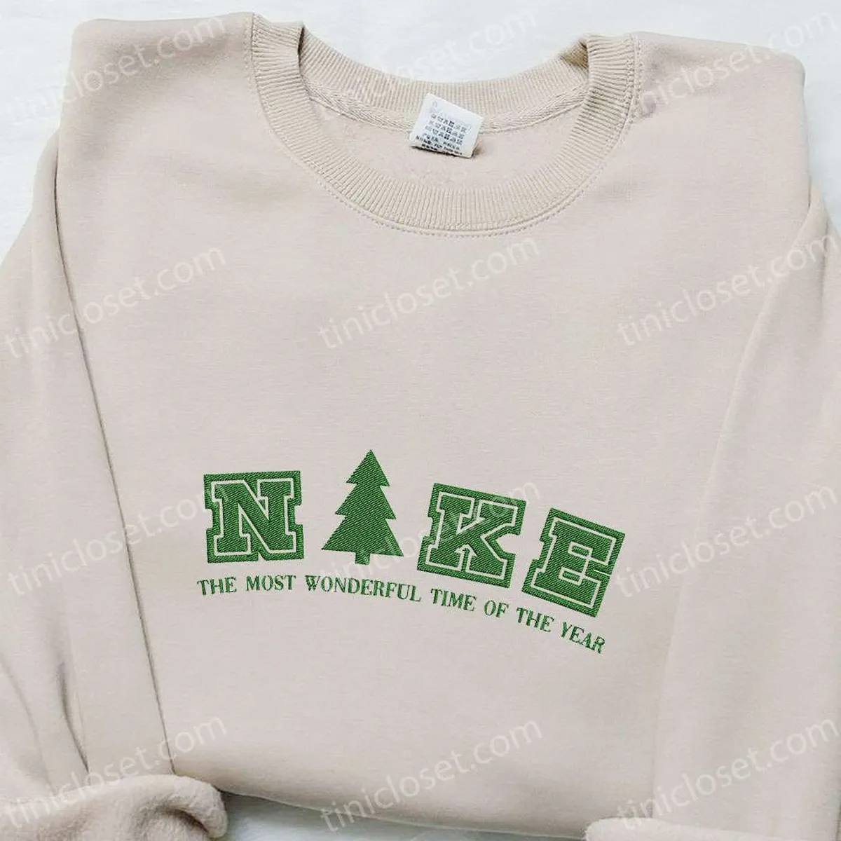 pine tree x nike embroidered hoodie custom embroidered hoodie best gift ideas for family ionqm