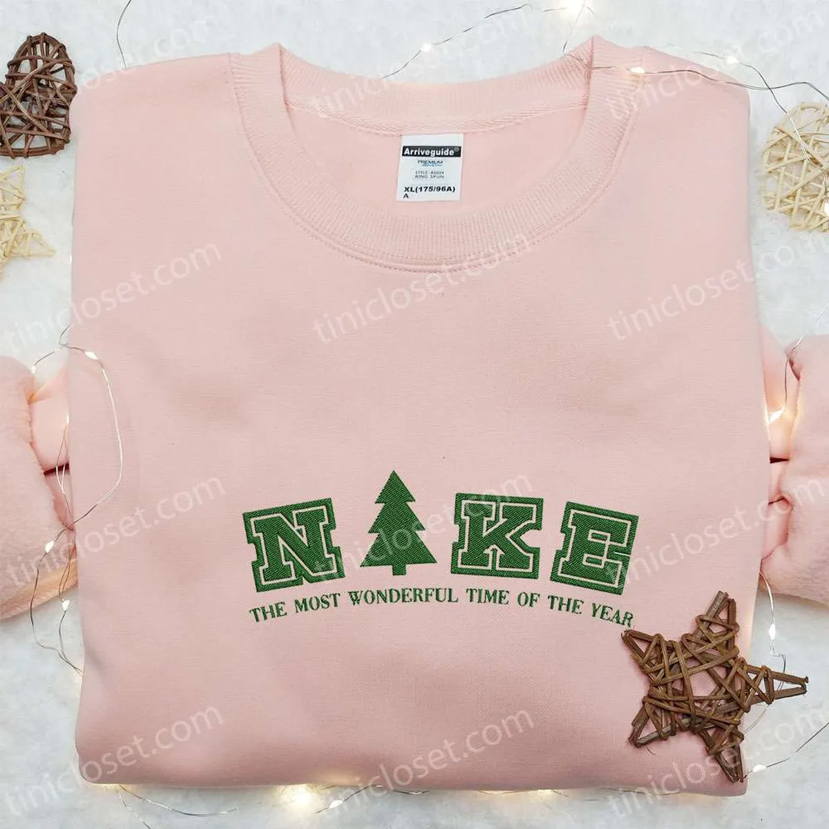 pine tree x nike embroidered hoodie custom embroidered hoodie best gift ideas for family zgy3z