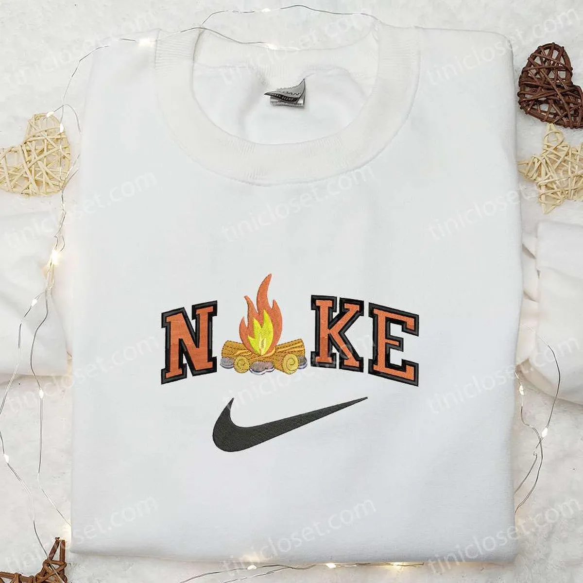 pink fire x nike embroidered shirt nike inspired embroidered shirt best christmas gift ideas 2os7i