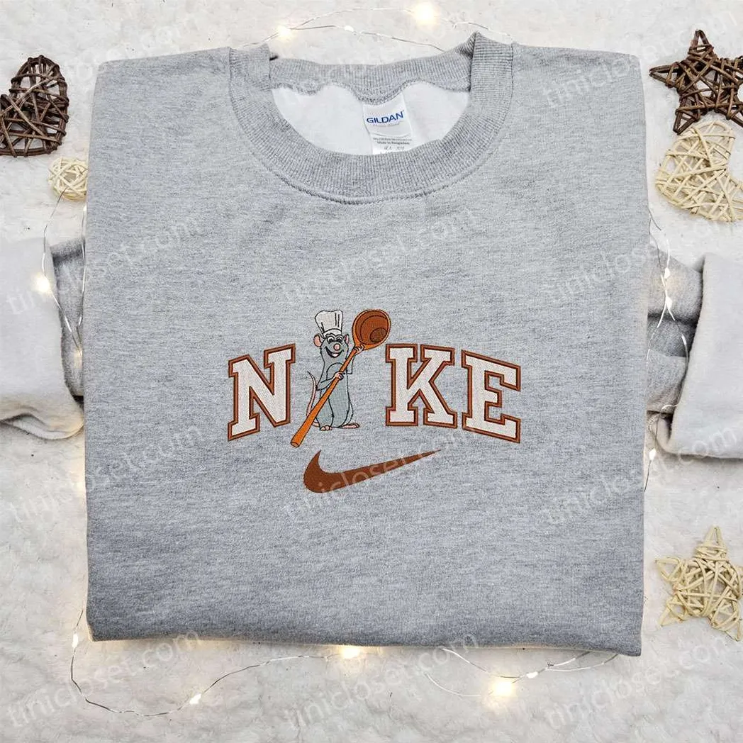 remy x nike embroidered shirt embroidered sweatshirt fashion style for couples 4hmck