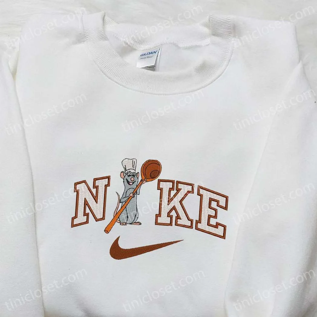 remy x nike embroidered shirt embroidered sweatshirt fashion style for couples l8mjm
