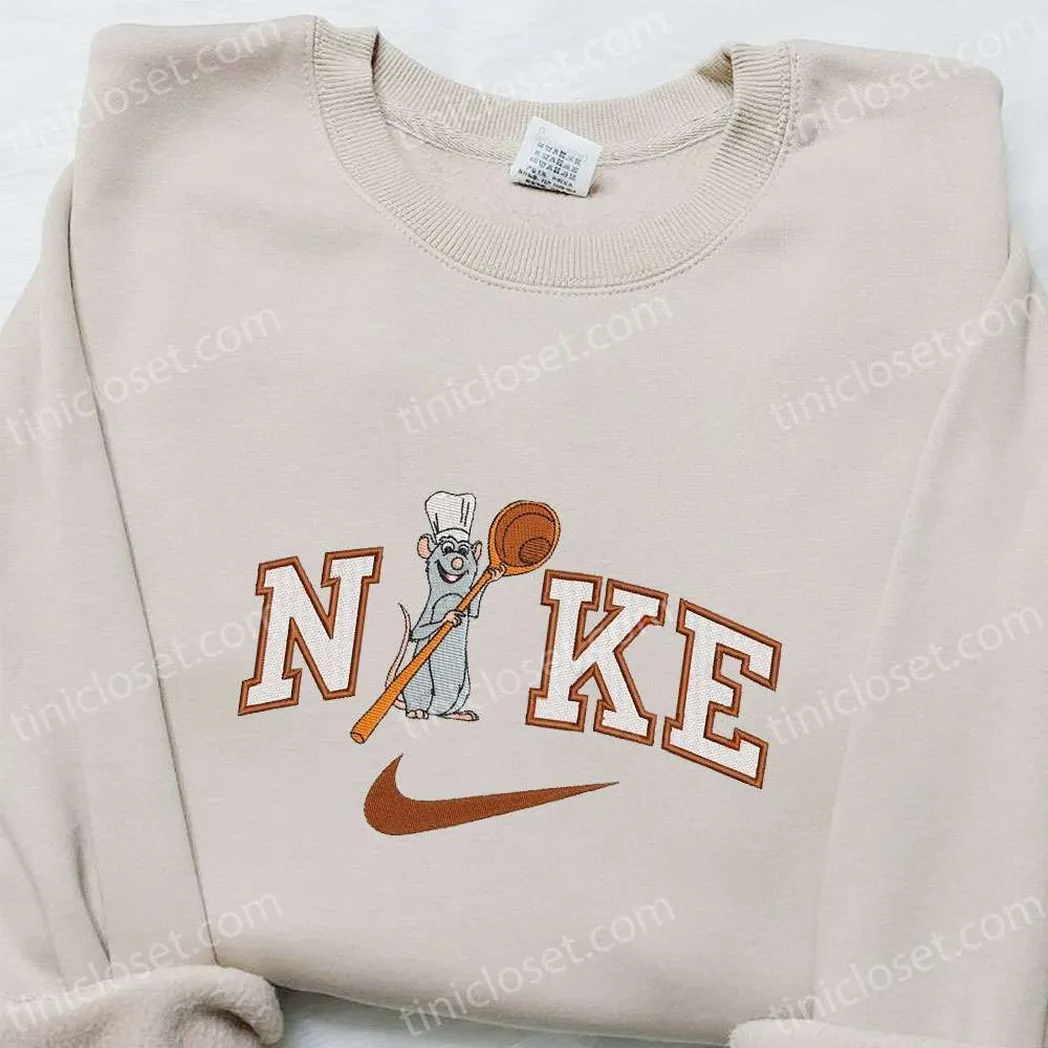 remy x nike embroidered shirt embroidered sweatshirt fashion style for couples
