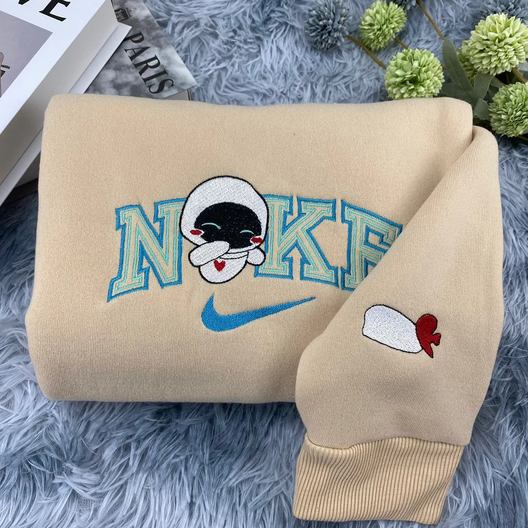 wall e robot movie eve x nike embroidered shirt embroidered sweatshirt fashion style for couples fuz6m