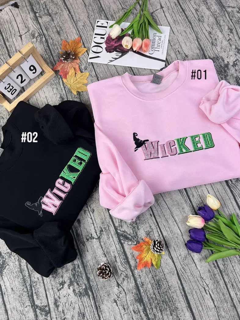wicked x nike embroidered sweatshirt fashion style for couples valentines gift for himher