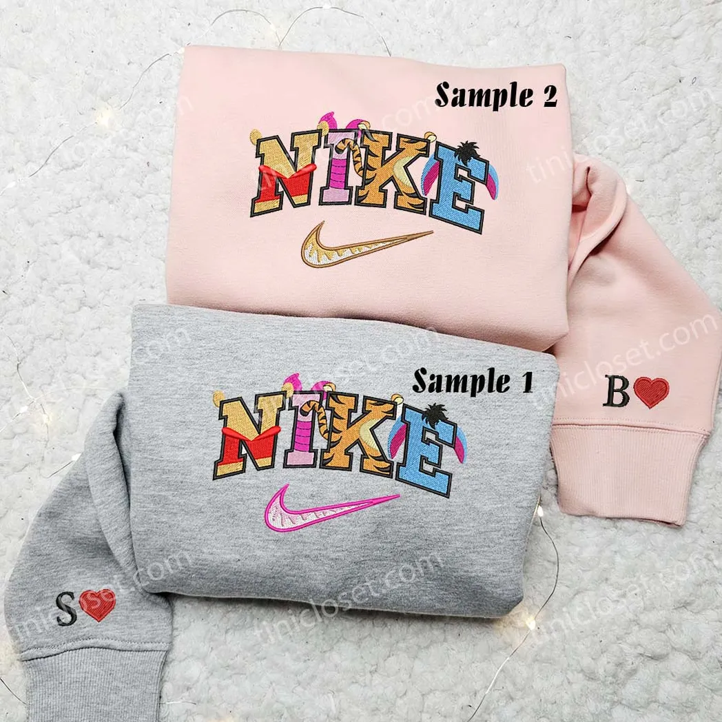 Winnie The Pooh x Nike Embroidered Shirt, Embroidered Sweatshirt Fashion Style For Couples winnie the pooh x nike embroidered shirt embroidered sweatshirt fashion style for couples 2nqw1