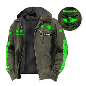 Motorcycle Fans Gift Hooded And Flannel Hoodie, Hooded Jacket All Over Print For Car Owners, Custom Name CAR391072125679-Green