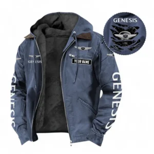 Car Fans Gift Hooded And Flannel Hoodie, Hooded Jacket All Over Print For Car Owners, Custom Name CAR391072125682-Navy Blue