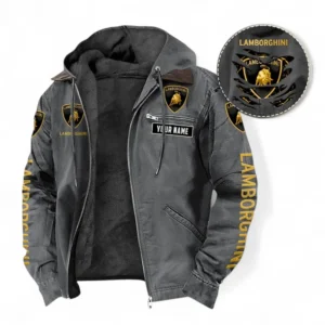 Car Fans Gift Hooded And Flannel Hoodie, Hooded Jacket All Over Print For Car Owners, Custom Name CAR391072125683-Gray