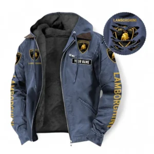 Car Fans Gift Hooded And Flannel Hoodie, Hooded Jacket All Over Print For Car Owners, Custom Name CAR391072125683-Navy Blue