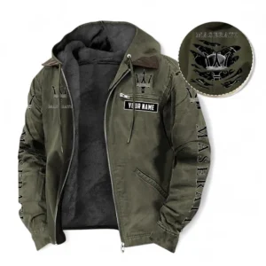 Car Fans Gift Hooded And Flannel Hoodie, Hooded Jacket All Over Print For Car Owners, Custom Name CAR391072125685-Green
