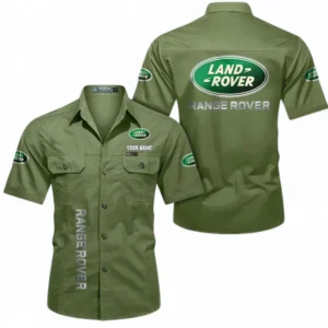 Car Fans Gift Short Sleeved Shirt, Button up Shirt All Over Print For Car Owners, Custom Name CAR392072125791-Fruit Green
