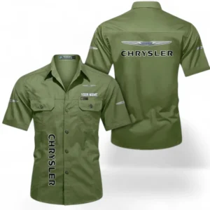 Car Fans Gift Short Sleeved Shirt, Button up Shirt All Over Print For Car Owners, Custom Name CAR392072125815-Fruit Green