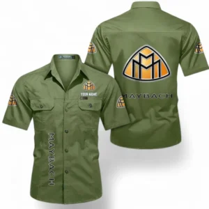 Car Fans Gift Short Sleeved Shirt, Button up Shirt All Over Print For Car Owners, Custom Name CAR392072125824-Fruit Green