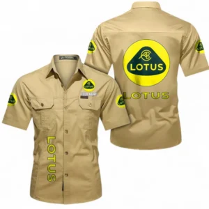 Car Fans Gift Short Sleeved Shirt, Button up Shirt All Over Print For Car Owners, Custom Name CAR392072125826-Khaki