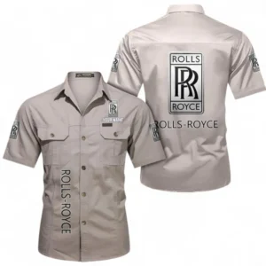 Car Fans Gift Short Sleeved Shirt, Button up Shirt All Over Print For Car Owners, Custom Name CAR392072125844-Beige