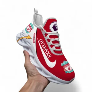 Liverpool Fans Gift Max Soul Shoes, All Over Print Max Soul Shoes For Sport Fan, Custom Name EPL107072925777-White