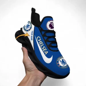 Chelsea Fans Gift Max Soul Shoes, All Over Print Max Soul Shoes For Sport Fan, Custom Name EPL107072925780-Black